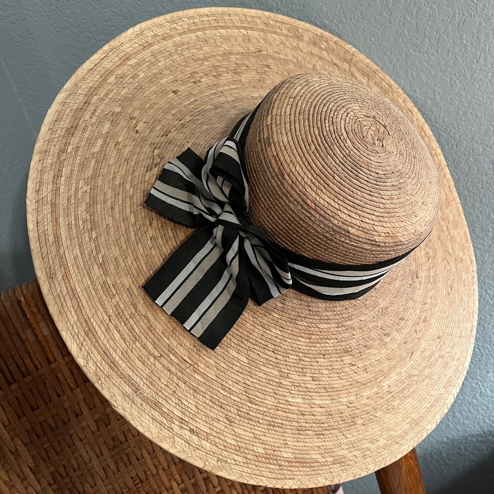 Tula Wide-brimmed Palm Straw Sun Hat